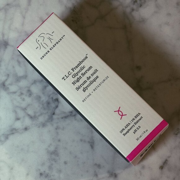 Drunk Elephant T.L.C. Framboos™ Glycolic Night Serum | NEW SKINCARE - Picture 2 of 2